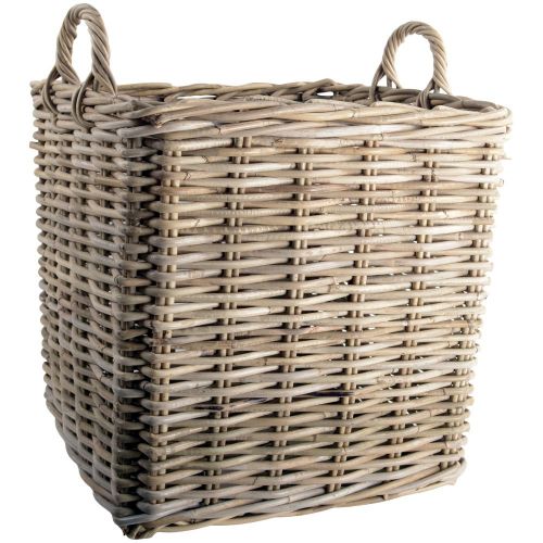 Large Square Kubu Log Basket 46cm