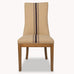 Blue Stripe and Oak Dining Chair | Annie Mo's