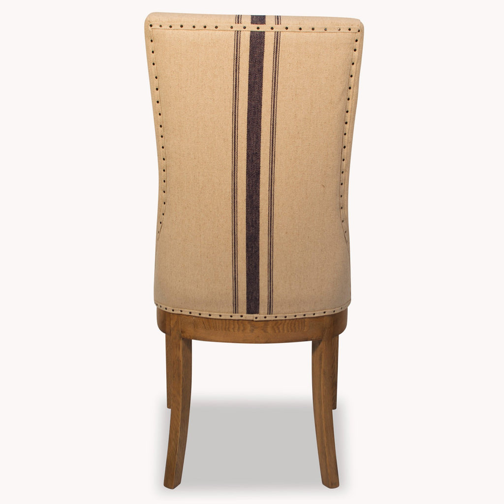 Monroe Blue Stripe Dining Chair