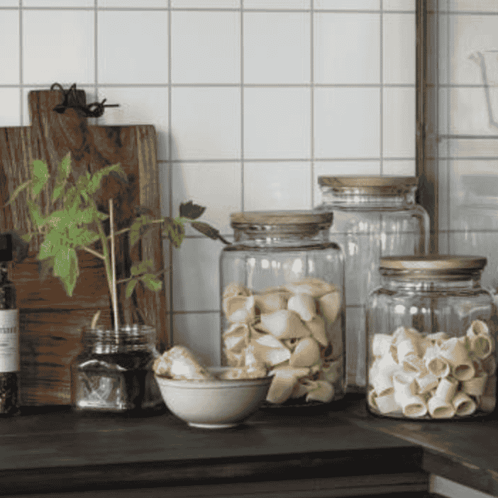 Glass Jars with Wooden Lids | Annie Mo's