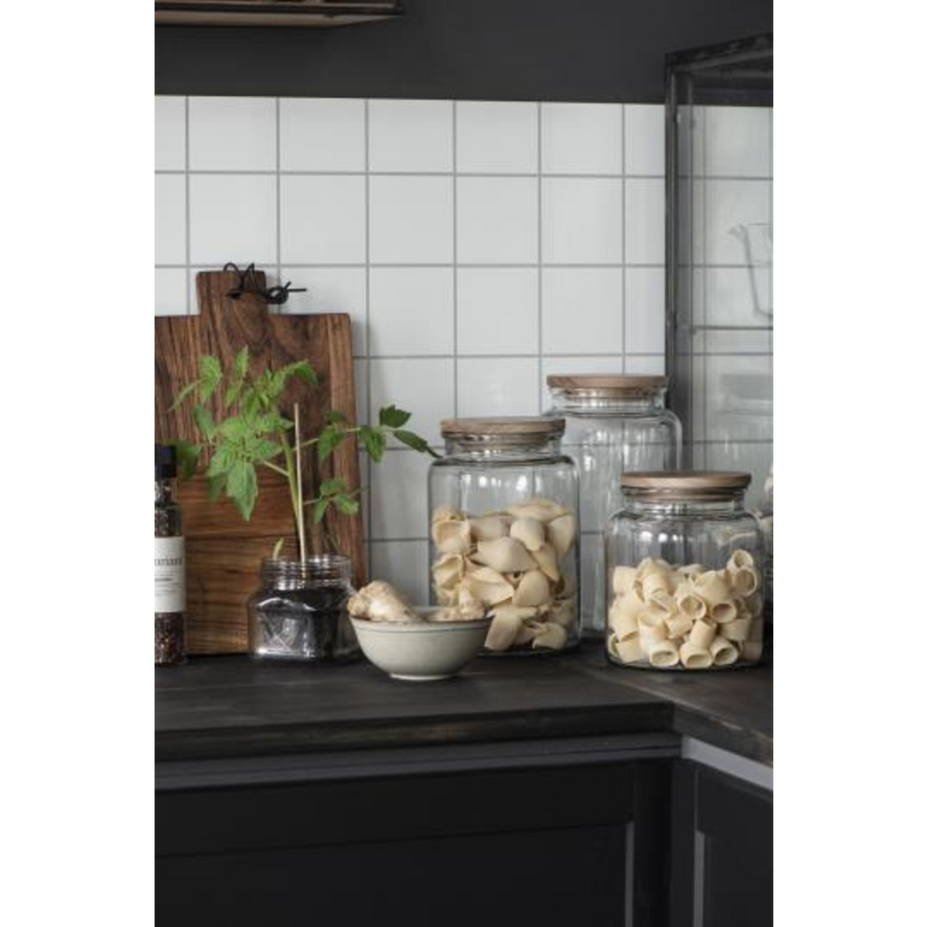 Glass Jars with Wooden Lids | Annie Mo's