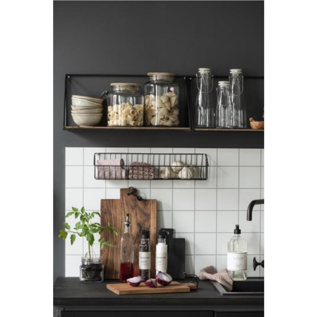 Glass Jars with Wooden Lids