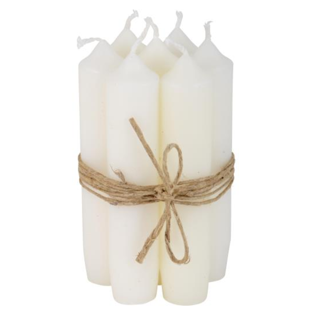 Short White Dinner Candle 11cm | Annie Mo's