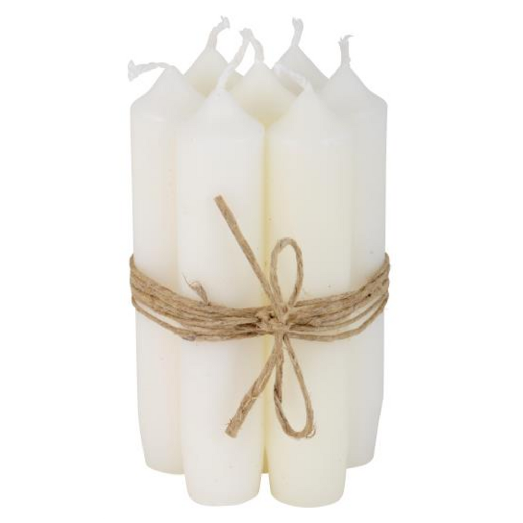 Short White Dinner Candle 11cm | Annie Mo's