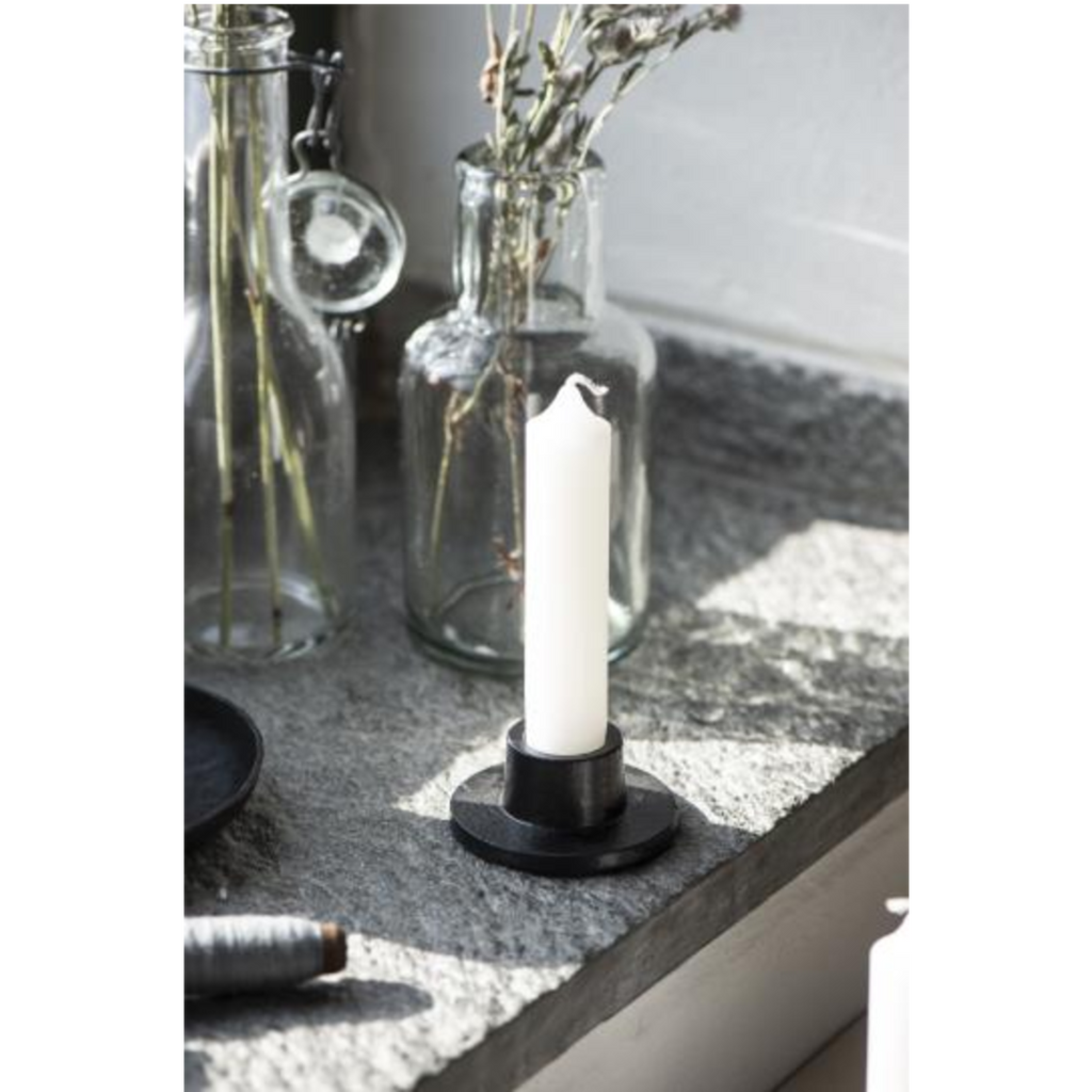 Short White Dinner Candle 11cm