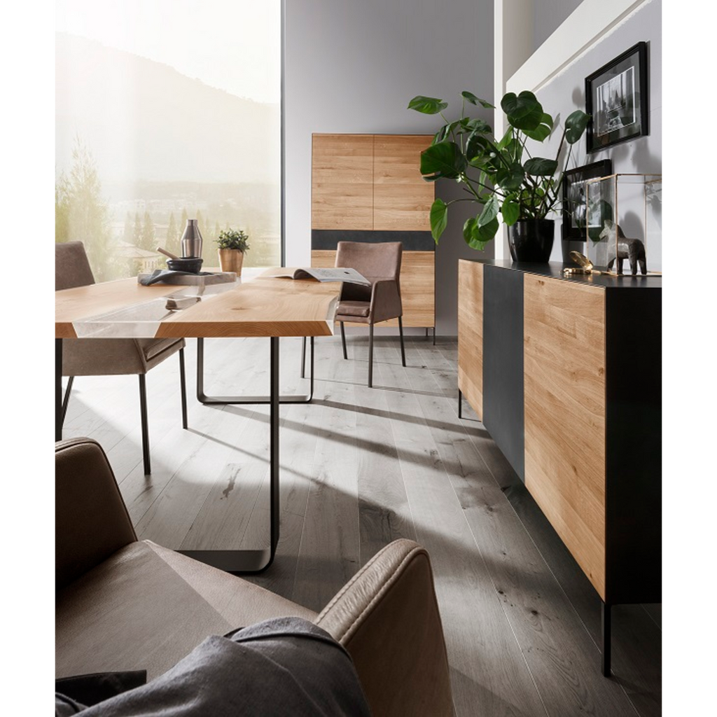 Ortello Bookcase with Two Doors and One Drawer