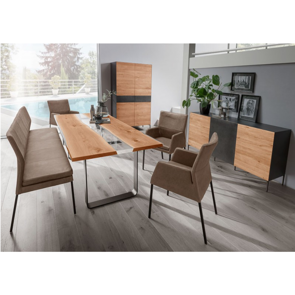 Ortello Highboard with Six Doors