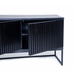 Timo Three Door Sideboard with Slatted Front 90cm High
