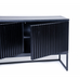 Timo Three Door Sideboard with Slatted Front 70cm High