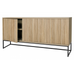 Timo Three Door Sideboard with Slatted Front 70cm High