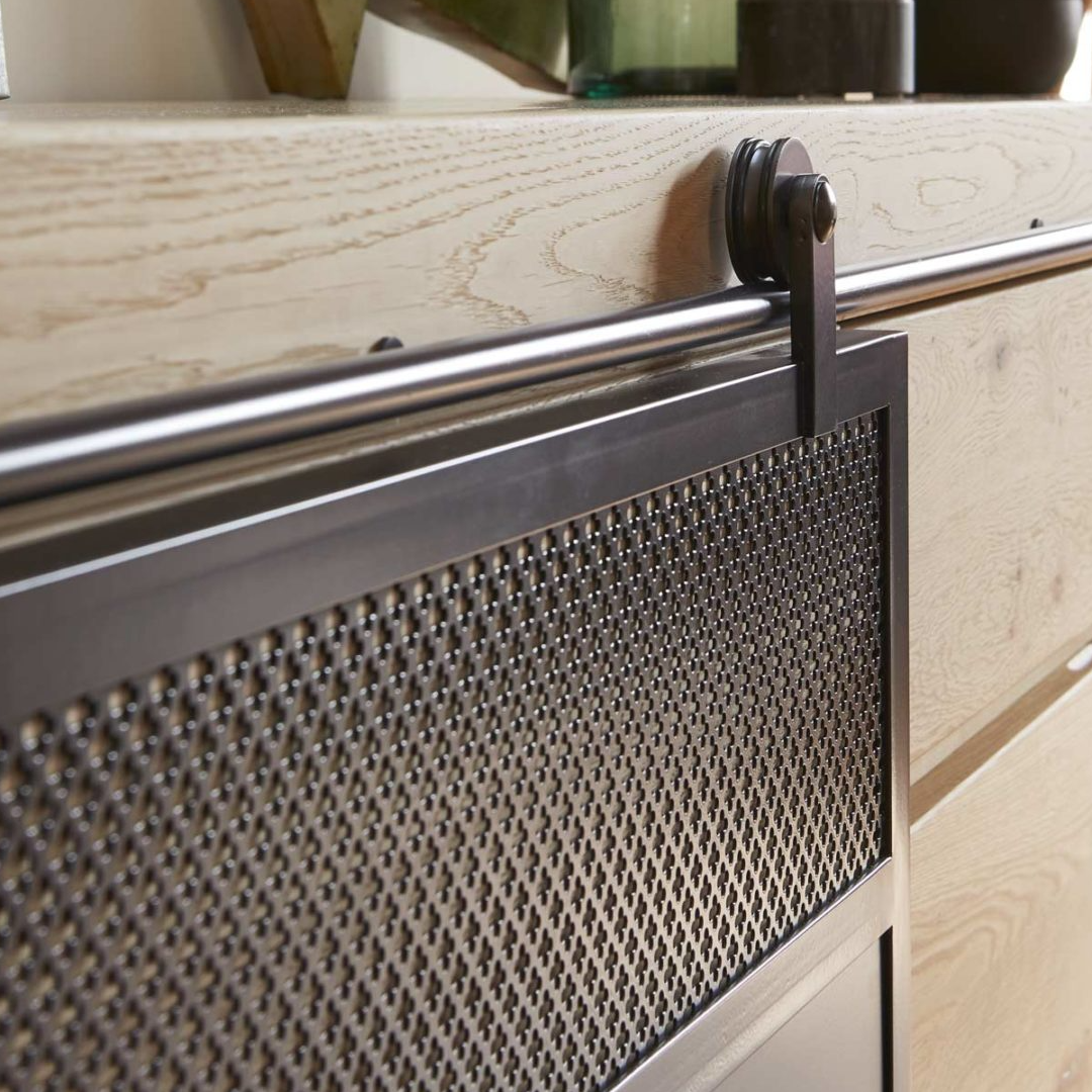 Elements TV Units with Metal Sliding Door