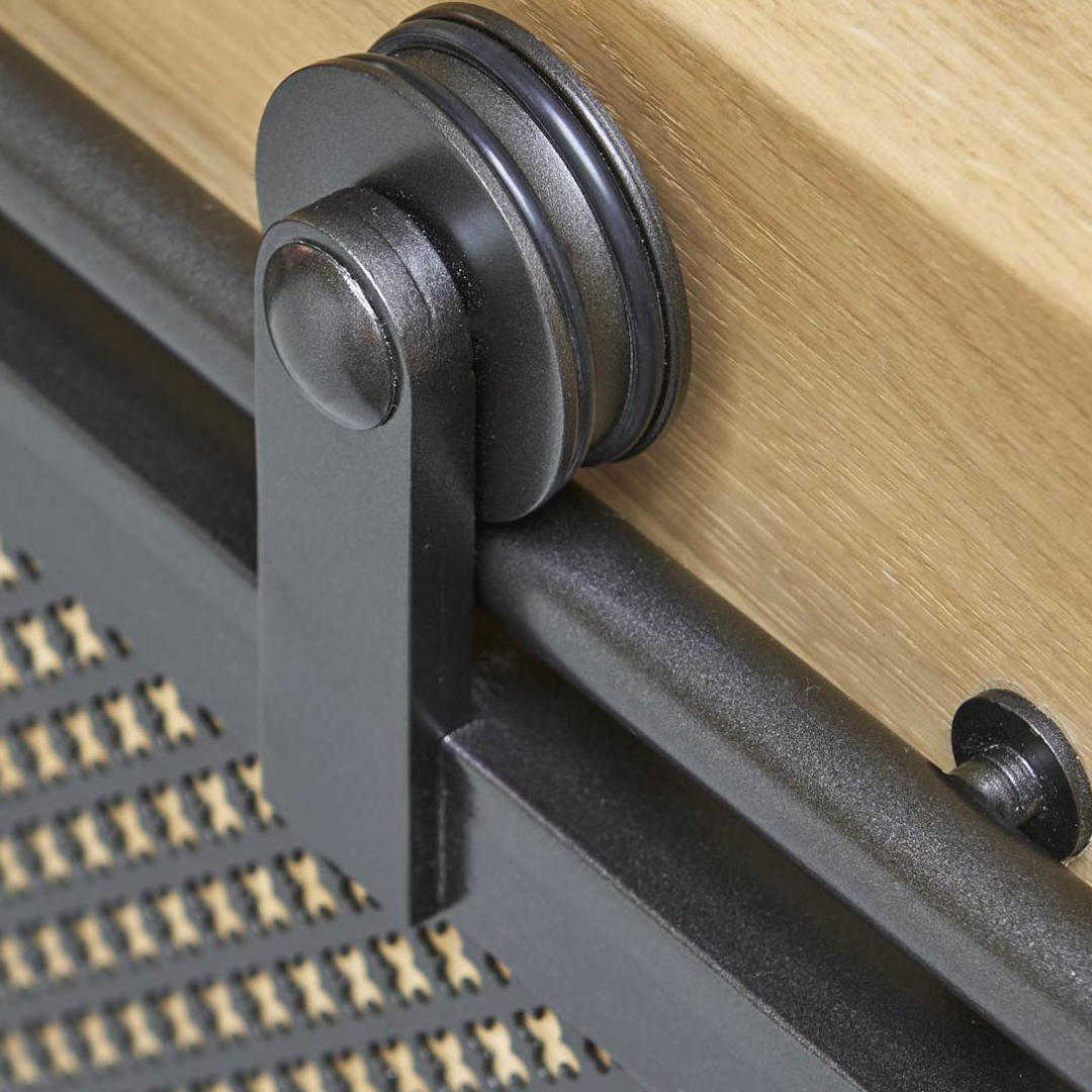 Elements TV Units with Metal Sliding Door