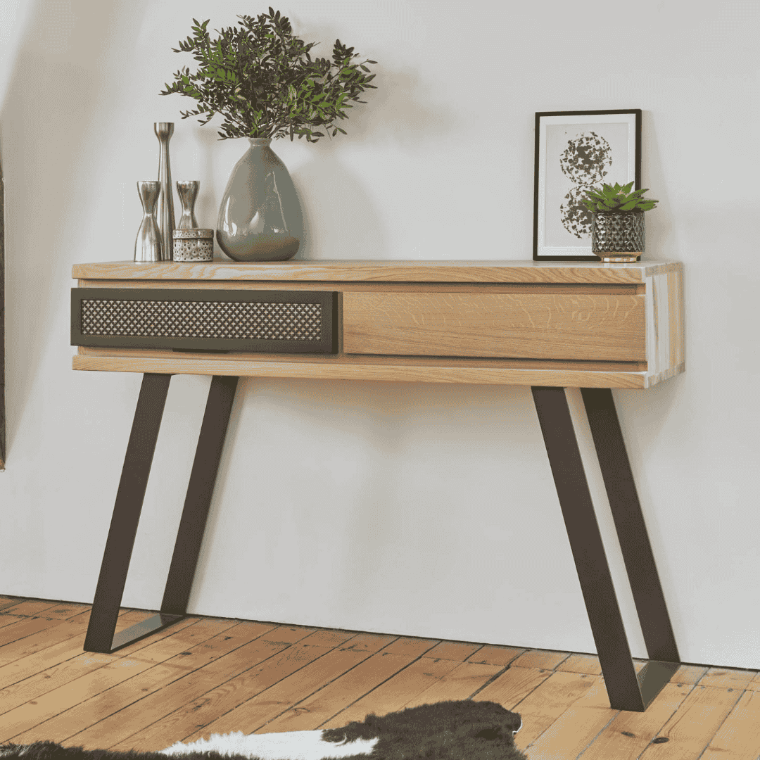 Elements Two Drawer Console Table | Annie Mo's