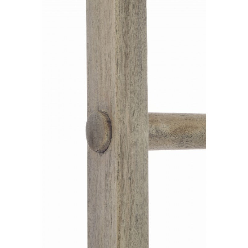 Bleached Mahogany Decorative Step Ladder 186cm