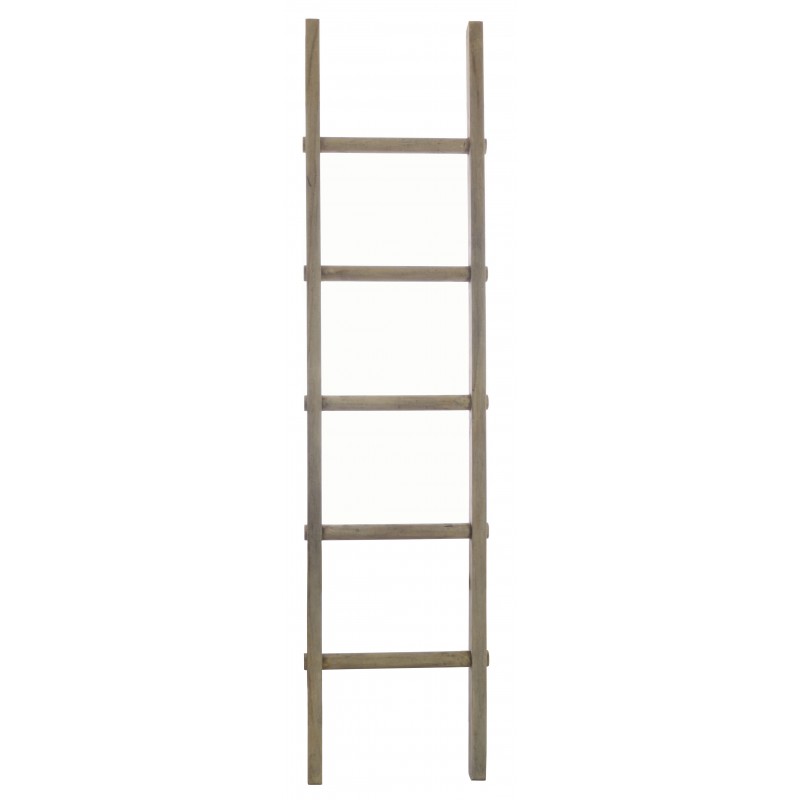 Bleached Mahogany Decorative Step Ladder 186cm