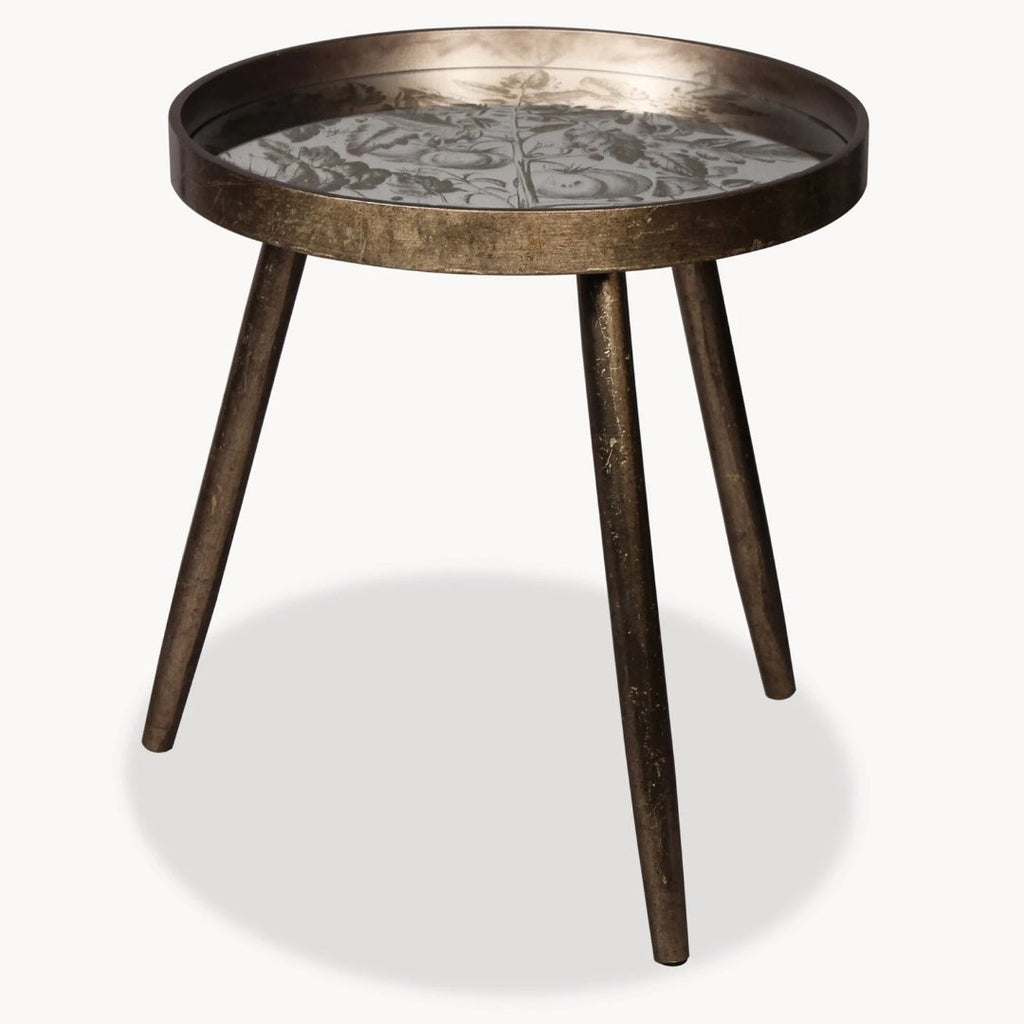 Waltham Mirrored Tomato Tray Table 54cm