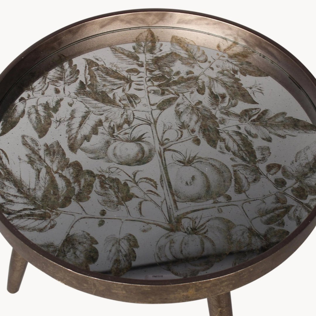 Waltham Mirrored Tomato Tray Table 54cm