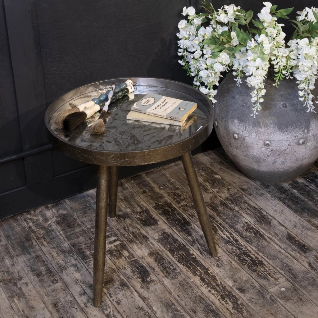 Waltham Mirrored Tomato Tray Table 54cm