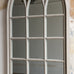 Wilton Grey Arched Window Mirror 130cm