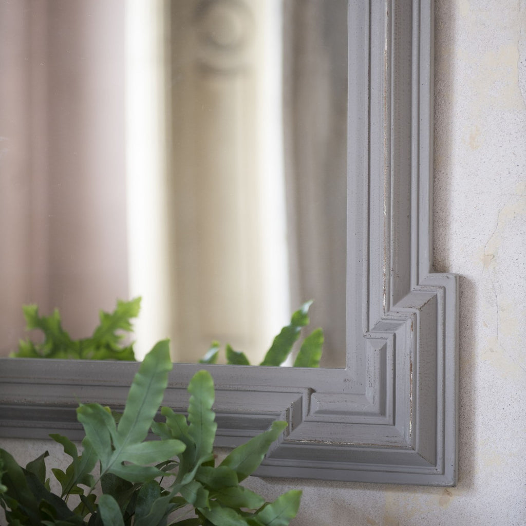 Wilton Layered Square Grey Mirror 80cm