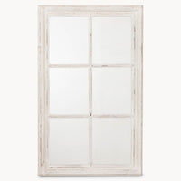 White Panel Window Mirror | Annie Mo's