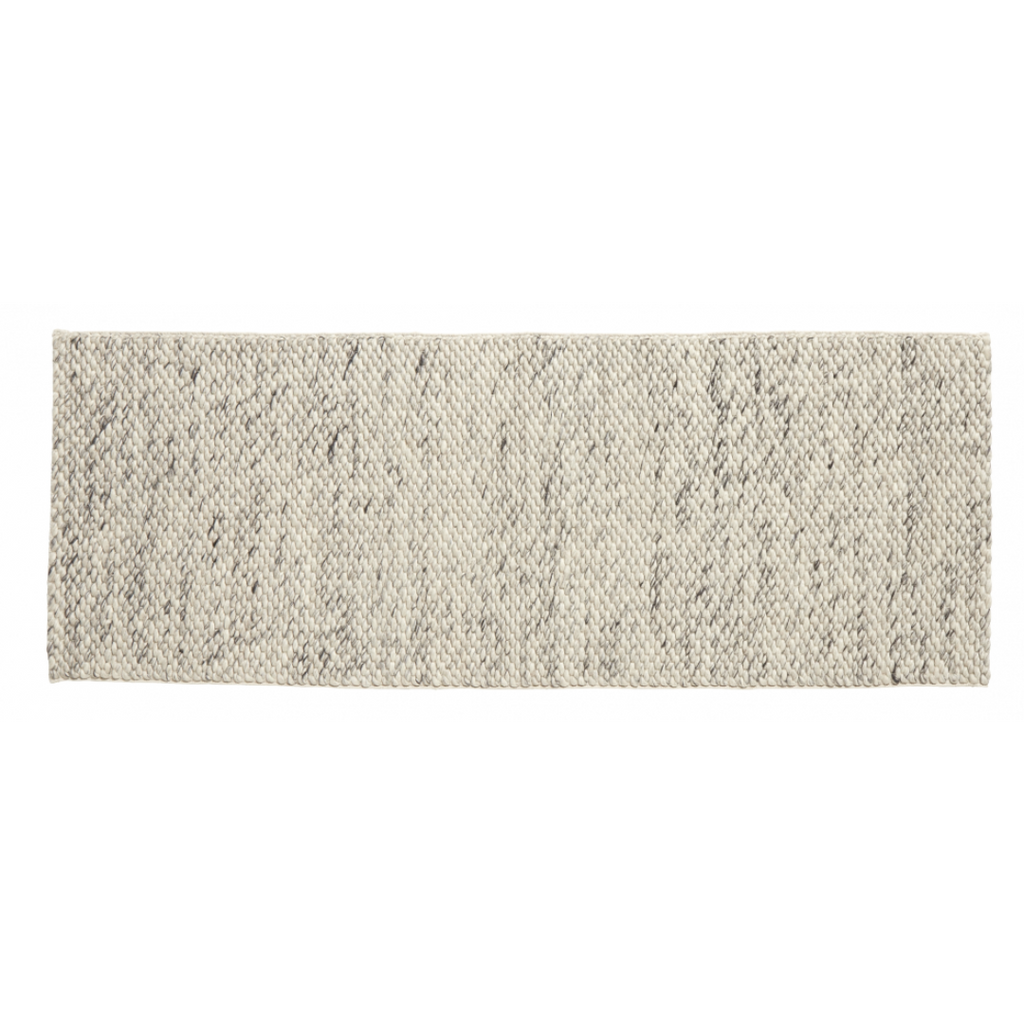 Wool Runner in Ivory and Grey 200cm | Annie Mo's