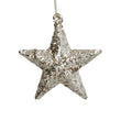 Gold Glitter Glass Star 9cm | Annie Mo's