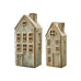 Set of Two Porcelain Houses 21cm