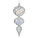 Ornamental Glass Iris Swirl Bauble 20cm | Annie Mo's