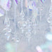 Ornamental Glass Iris Swirl Bauble 20cm