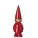 A Pair of Red Clad Stoneware Characters 11cm