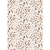 Paper Gift Wrap with My Nostalgic Christmas Design 500cm per Roll 
