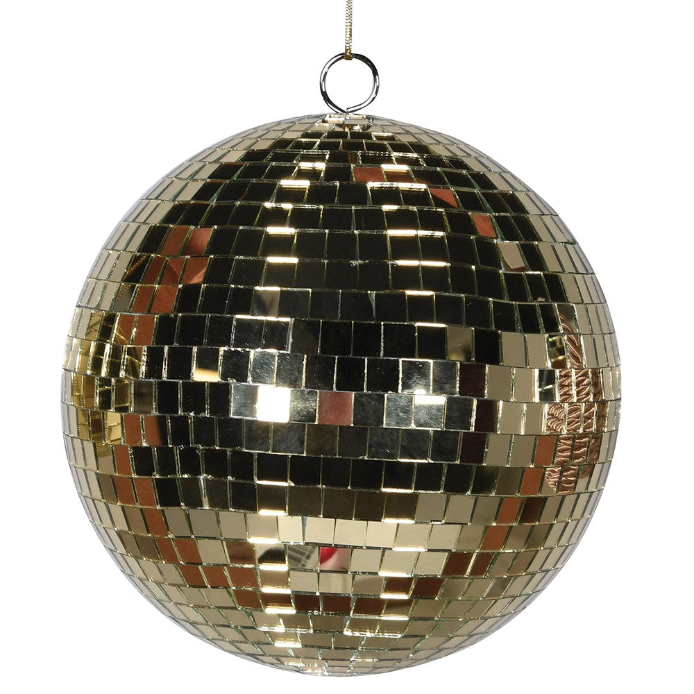 10cm Gold Disco Ball Bauble | Annie Mo's