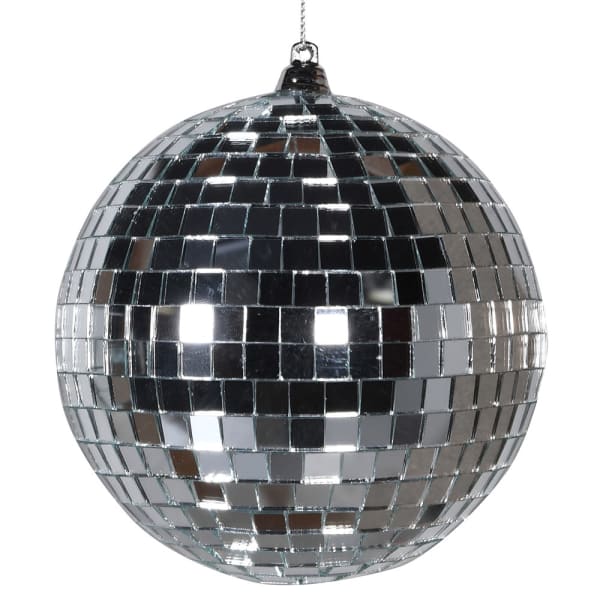 10cm Silver Disco Ball Bauble | Annie Mo's