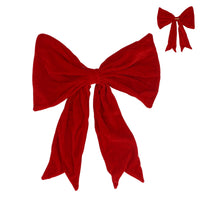 Red Velvet Clip On Bow 43cm | Annie Mo's