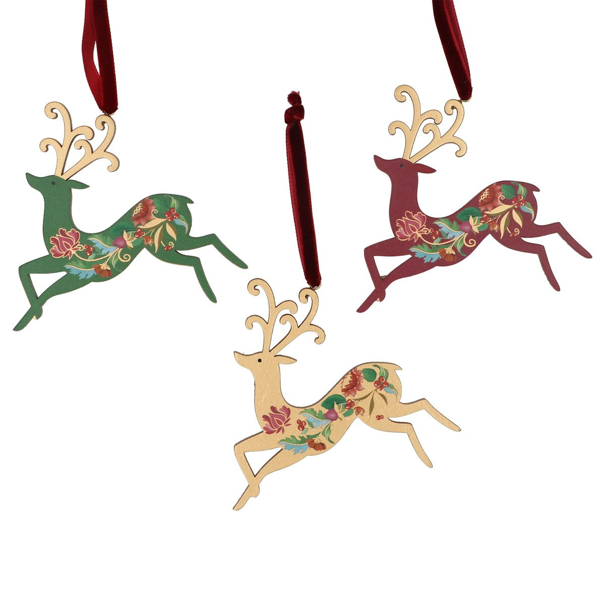 Wood Stag, 10cm - Floribunda Colour Choice | Annie Mo's