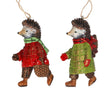 Hanging resin Hedgehogs - Style Choice 7cm