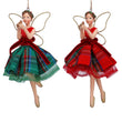 Tartan Hanging Fairies 15cm - Choice of Colour | Annie Mo's
