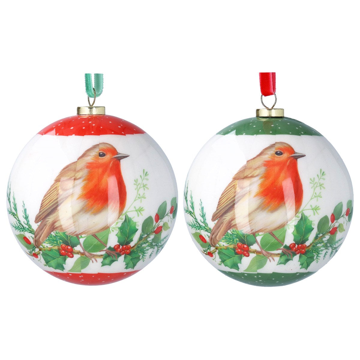 Robin/Holly Baubles - Style Choice