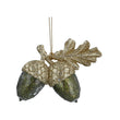Acrylic Hanging Dec 9cm - Gold/Green Acorn | Annie Mo's