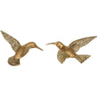 Acrylic Hanging Dec 11.5cm - Copper Sparkling Hummingbird - Shape Choice | Annie Mo's