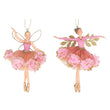 Resin Fairy 15cm - Dusky Pink/Floribunda