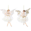 Cream and Gold Hanging Fairies - 17cm Style Choice
