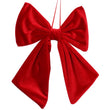 Fabric Wired Bow, 25cm - Red Velvet | Annie Mo's