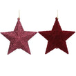 Acrylic Star, 11cm - Burgundy Glitter/Star - Colour Choice | Annie Mo's