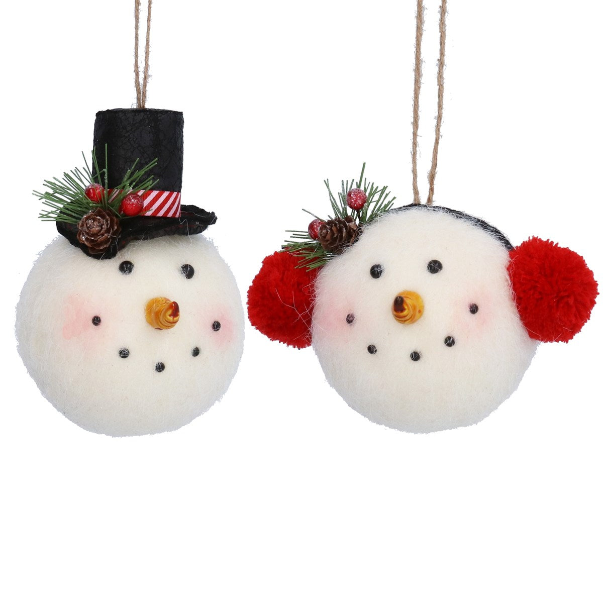 Hanging Snowman Balls - Style Choice 