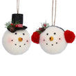 Hanging Snowman Balls - Style Choice 