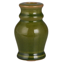 Glazed Moss Green Dinner Candle Holder 10cm | Annie Mo's