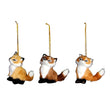 Nostalgic Faux Fur Hanging Foxes - Style Choice
