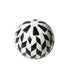 Modari Herringbone Resin Decorative Ball 10cm | Annie Mo's